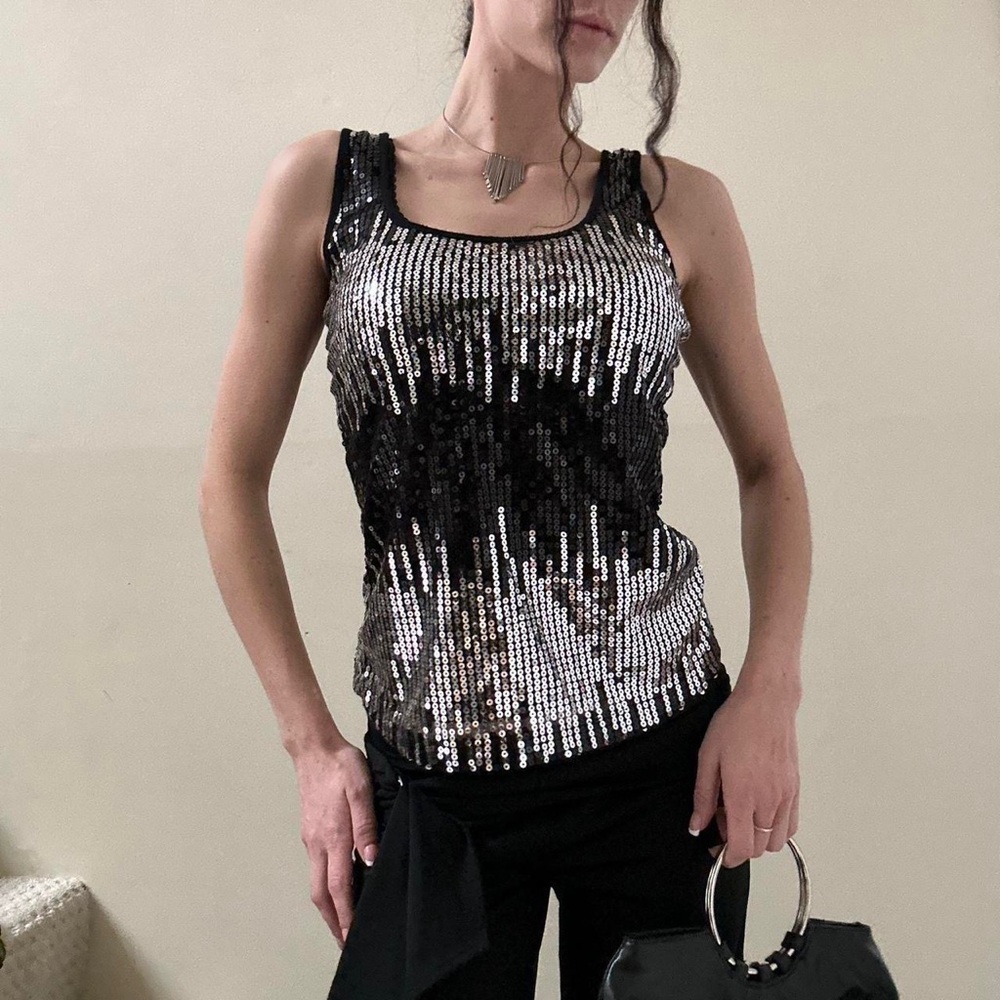 Y2K sequin tank